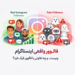 فالوور واقعی اینستاگرام چیست و چه تفاوتی با فالوور فیک دارد؟