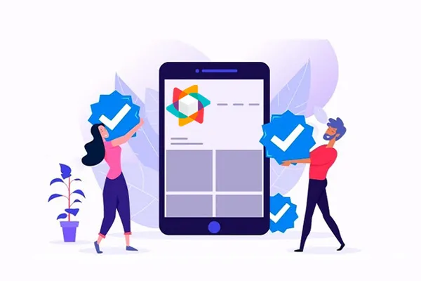 آموزش دریافت تیک آبی روبیکا