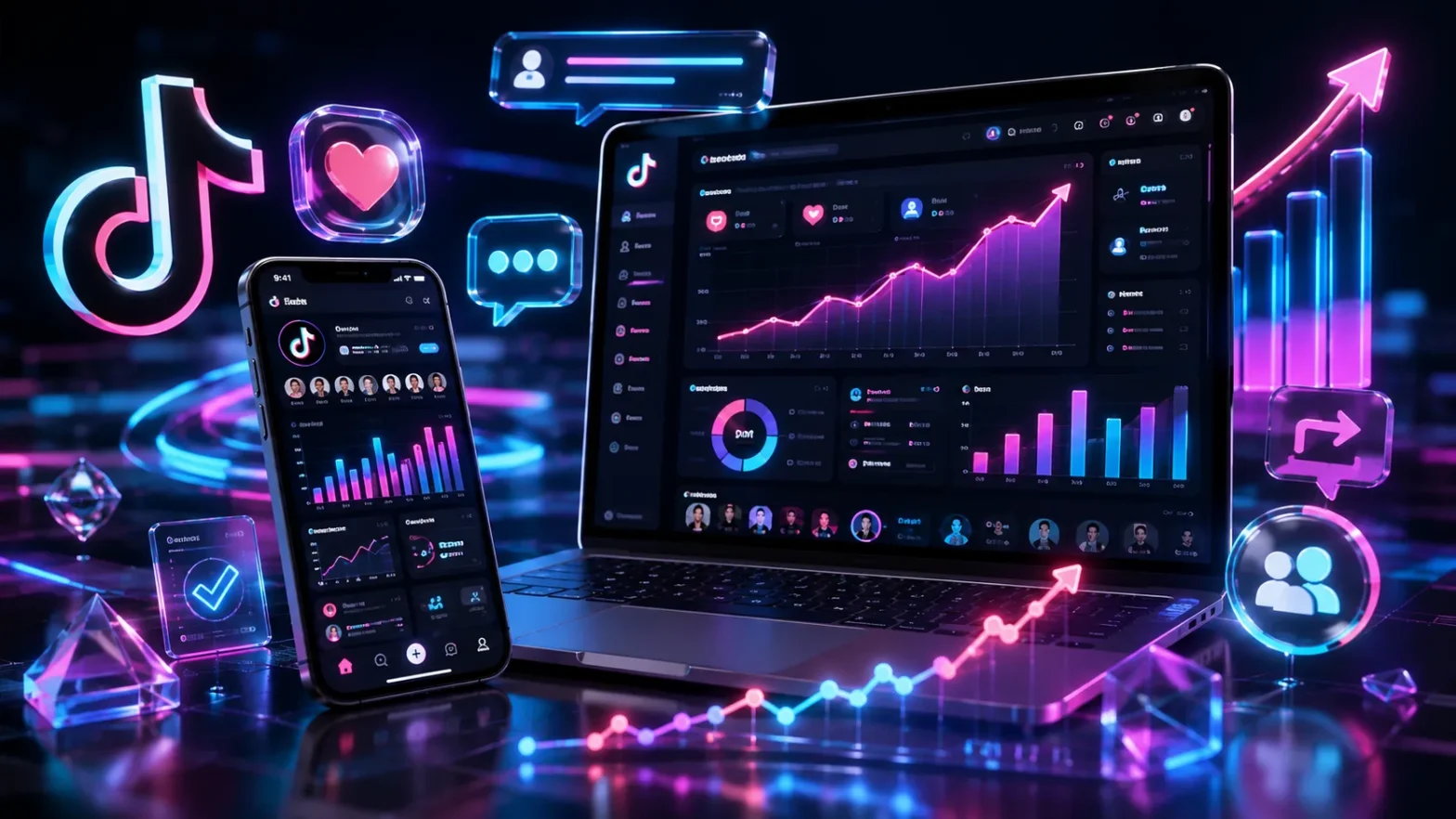 پنل خدمات تیک تاک | خدمات با بهترین کیفیت و تحویل سریع