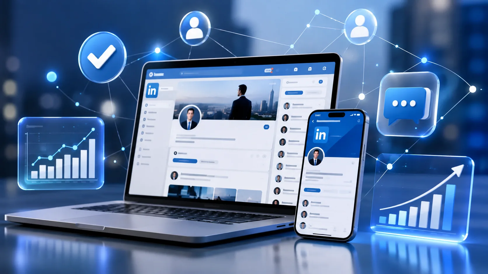 پنل خدمات لینکدین | افزایش اعتبار پروفایل و صفحه شرکتی