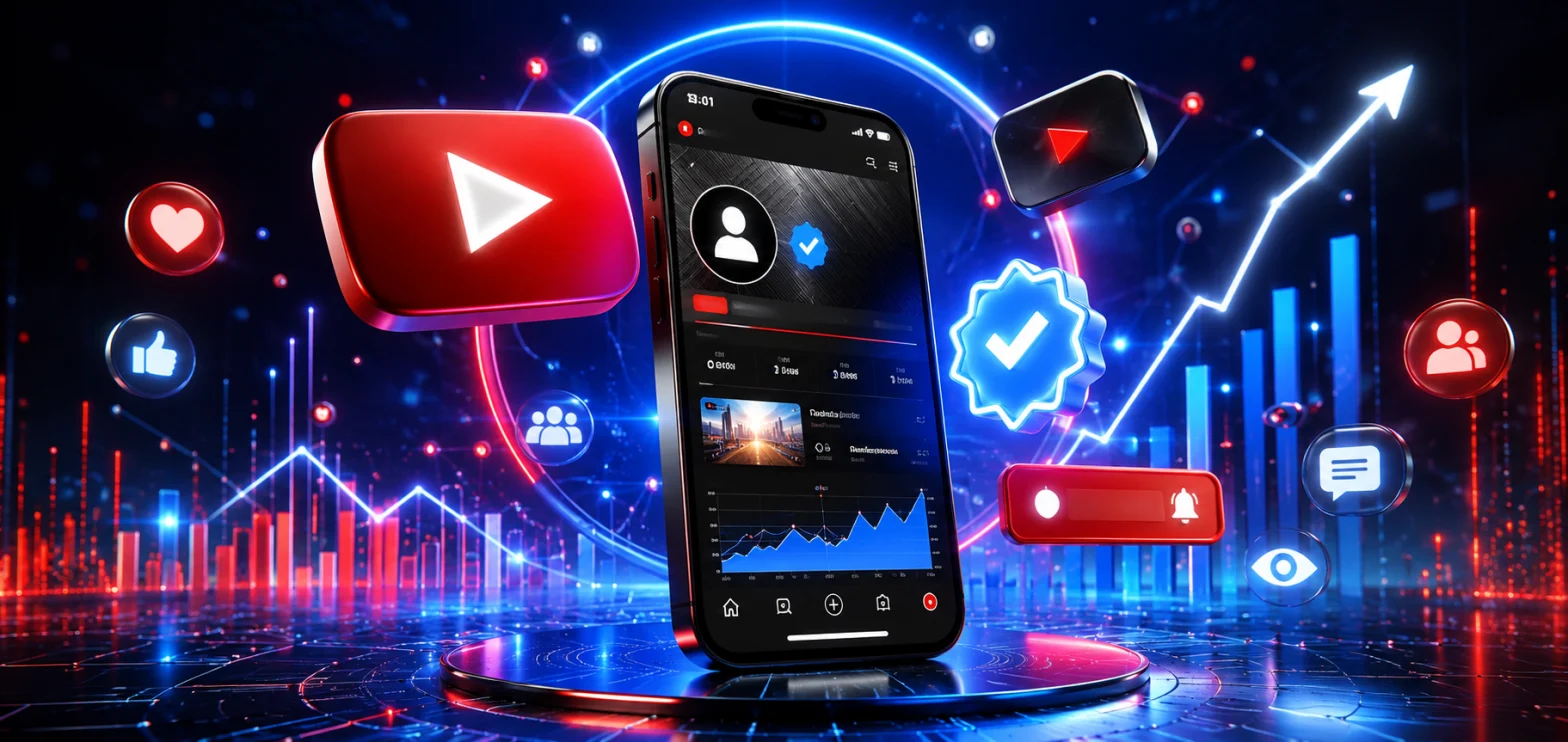 پنل خدمات تیک آبی یوتیوب | افزایش اعتبار برند