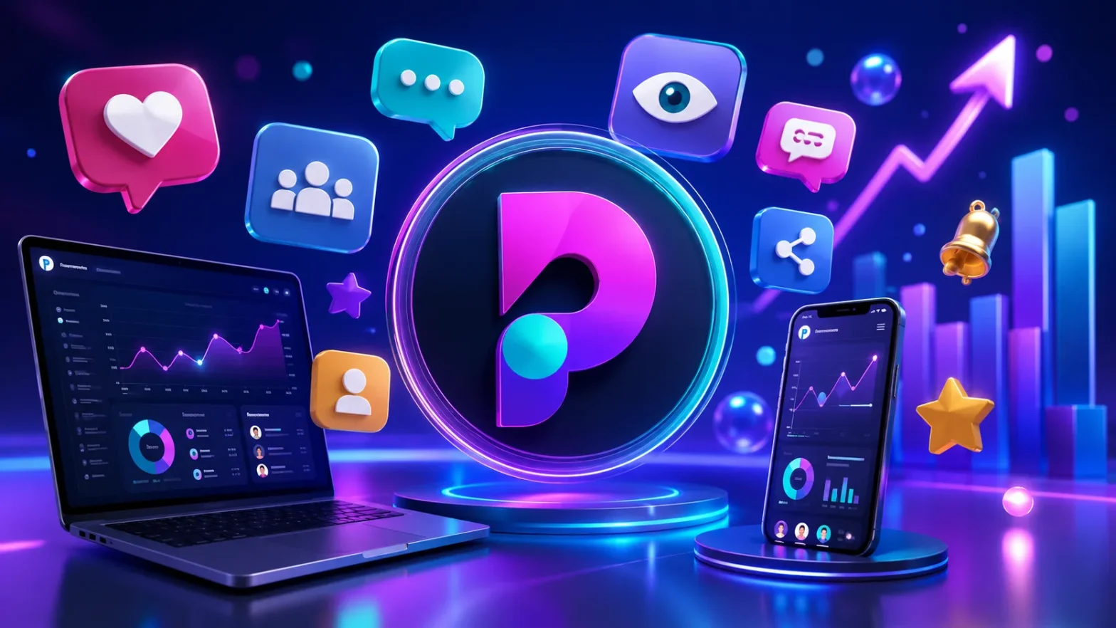 پنل خدمات پارتی دات کام | افزایش اعتبار، محبوبیت و تعامل