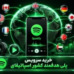 خرید پلی هدفمند کشور اسپاتیفای | افزایش استریم واقعی از کشورهای دلخواه