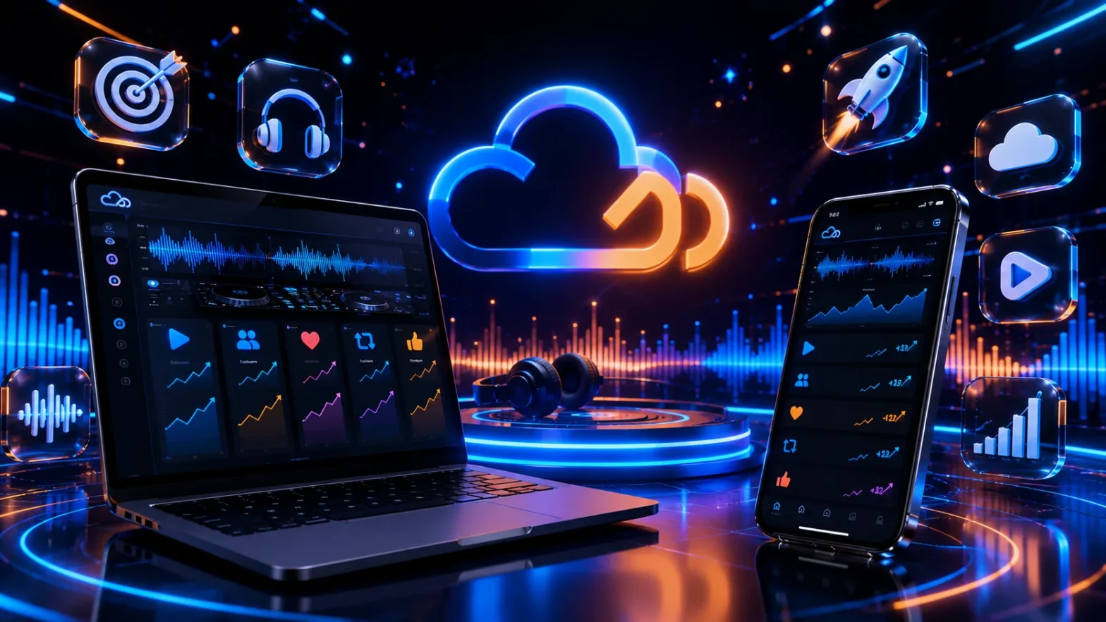 پنل خدمات میکس کلود | افزایش رشد با بهترین کیفیت
